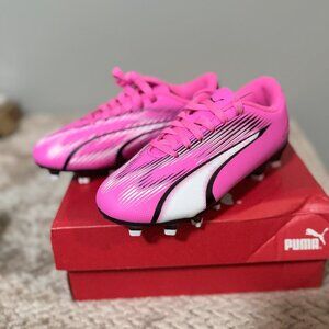 Girl's PUMA Artificial Ground Soccer Cleats Size 11.5 (EUR 28.5), NIB
